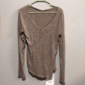 soft & comfy grey long sleeve
